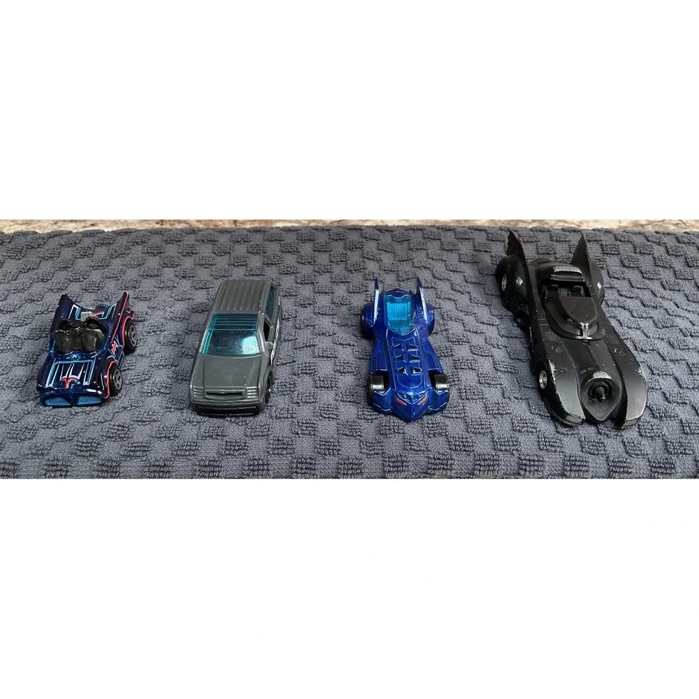 DC Comics Batman Batmobile Lot of 4 Die Cast Cars Mixed Lot